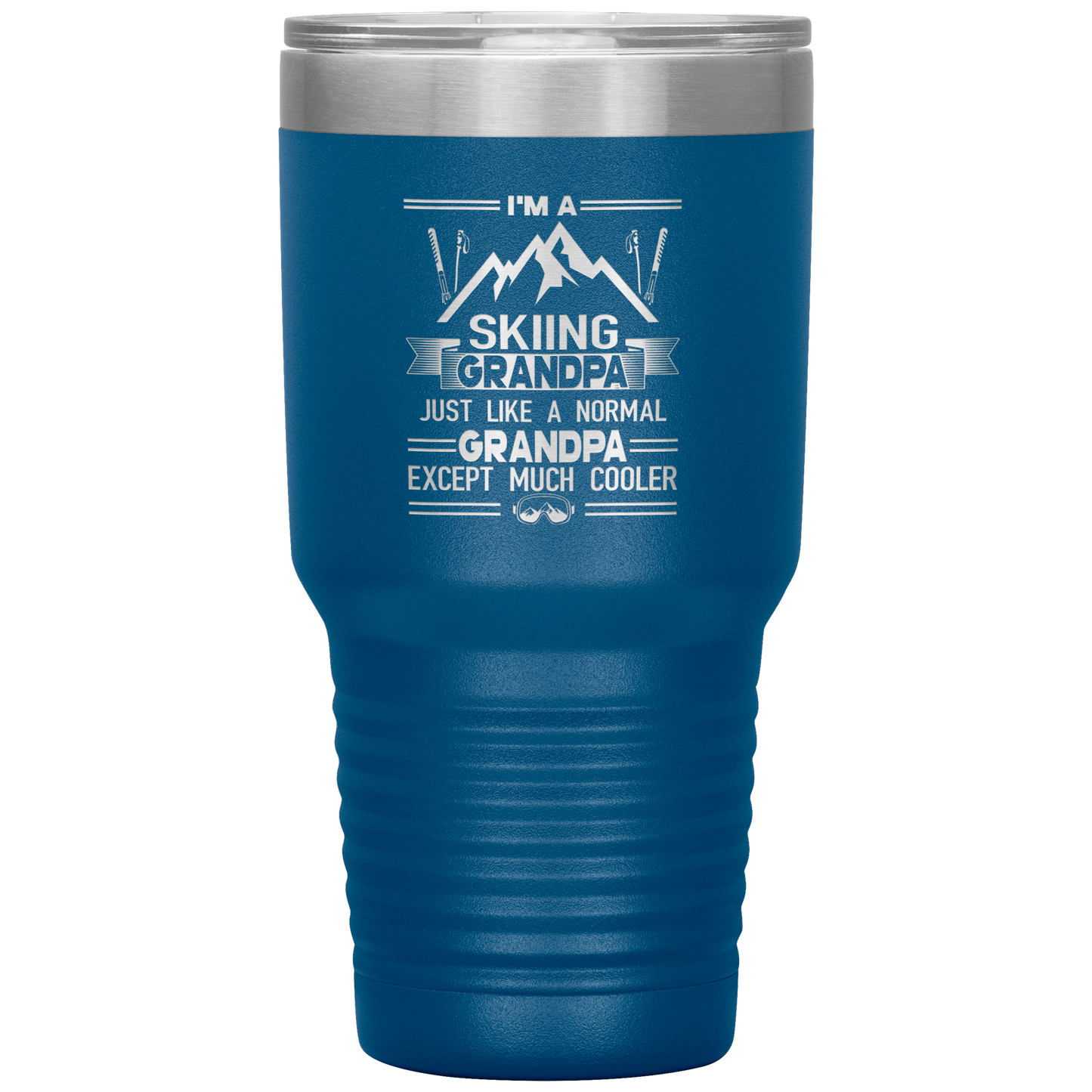 I'm A Skiing Mom 30oz Tumbler - Powderaddicts