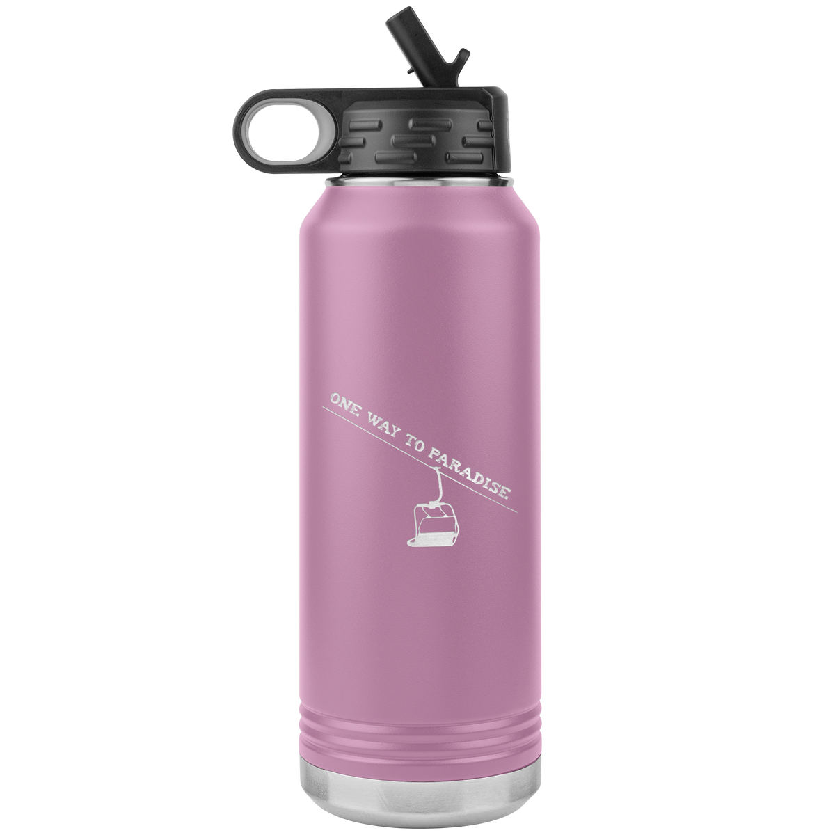 One Way To Paradise 32oz Water Bottle Tumbler - Powderaddicts