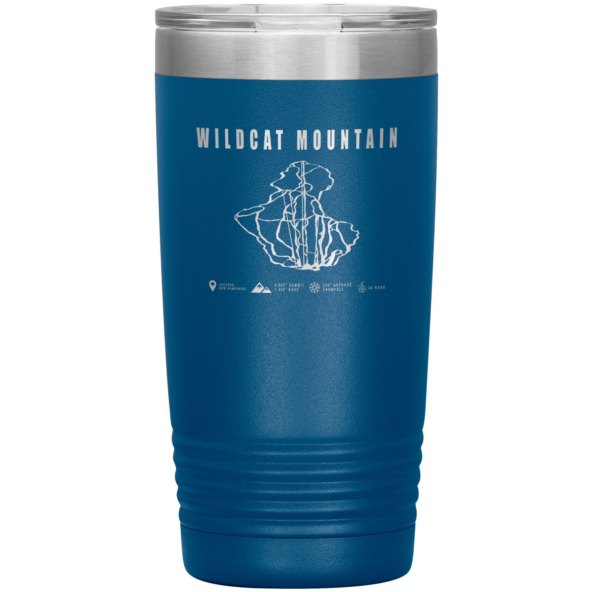 Wildcat Mountain, New Hampshire Ski Trail Map 20oz Tumbler - Powderaddicts