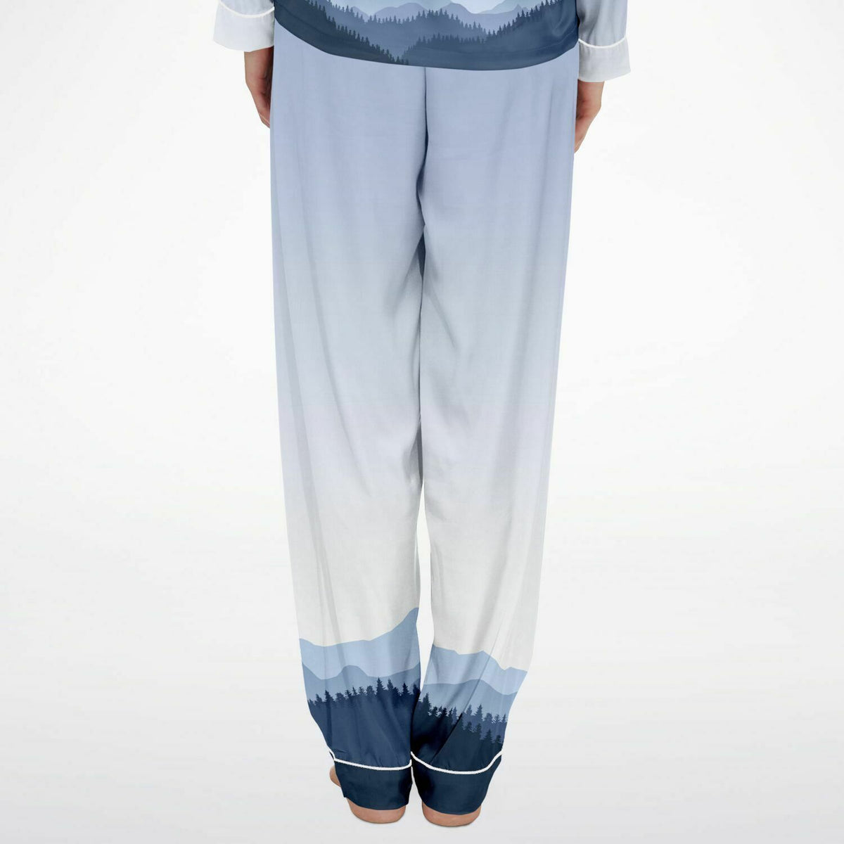 Mountain Gradient Satin Pajamas - Powderaddicts