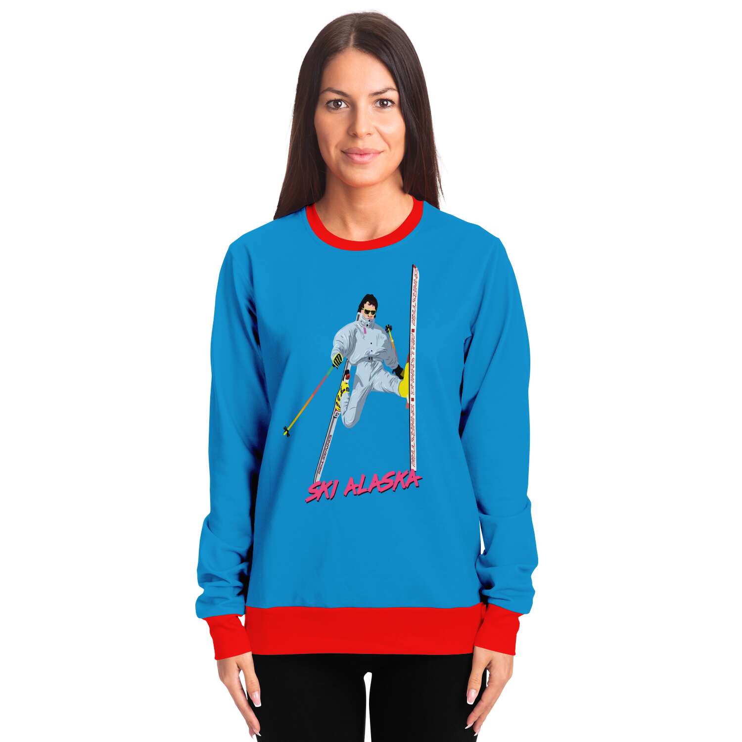 Ski Alaska Ugly Christmas Sweater - Powderaddicts
