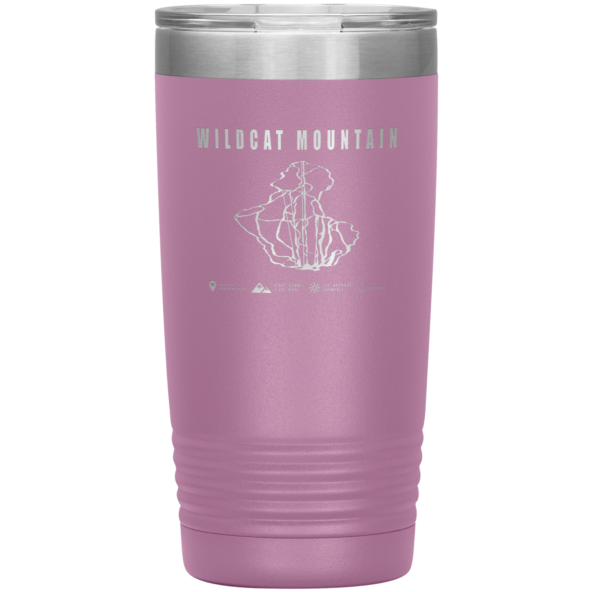 Wildcat Mountain, New Hampshire Ski Trail Map 20oz Tumbler - Powderaddicts
