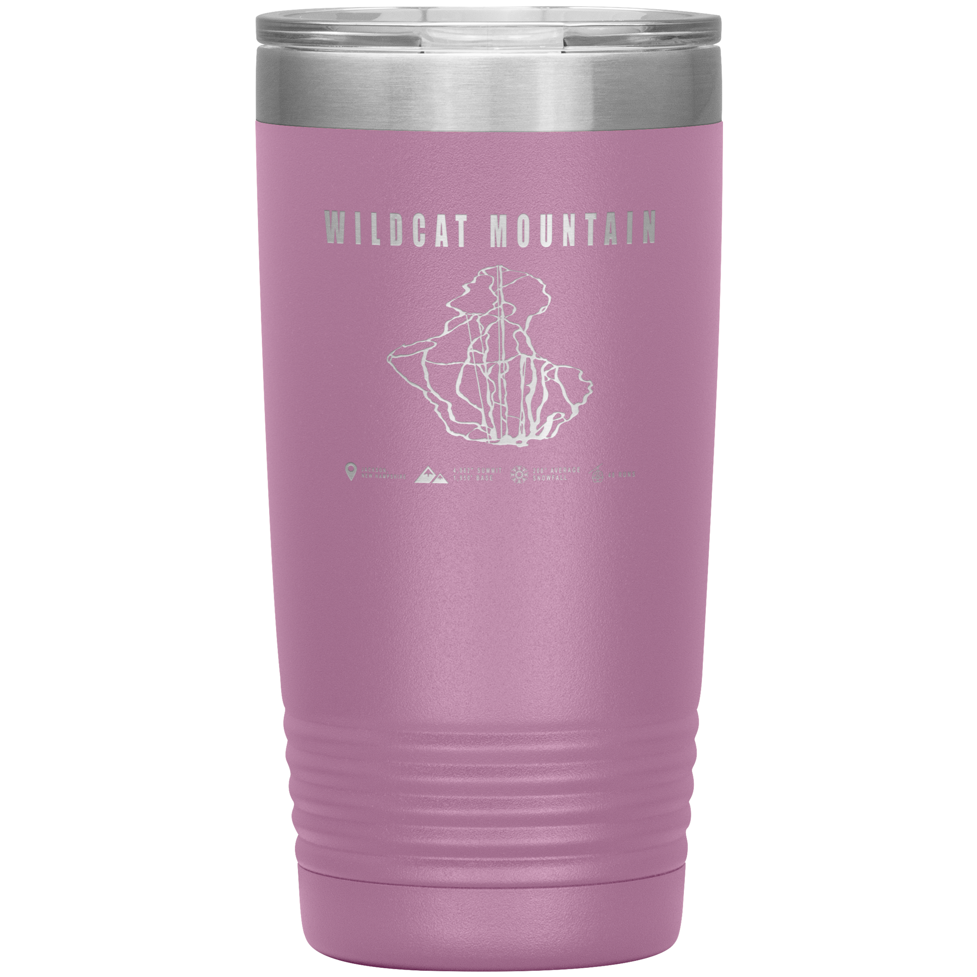 Wildcat Mountain, New Hampshire Ski Trail Map 20oz Tumbler - Powderaddicts