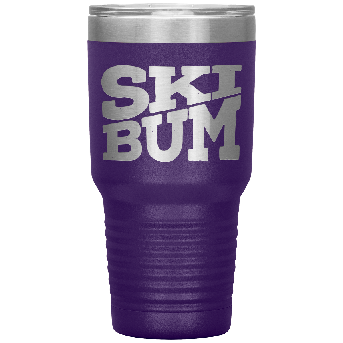 Ski Bum 30oz laser Etched Tumbler - Powderaddicts