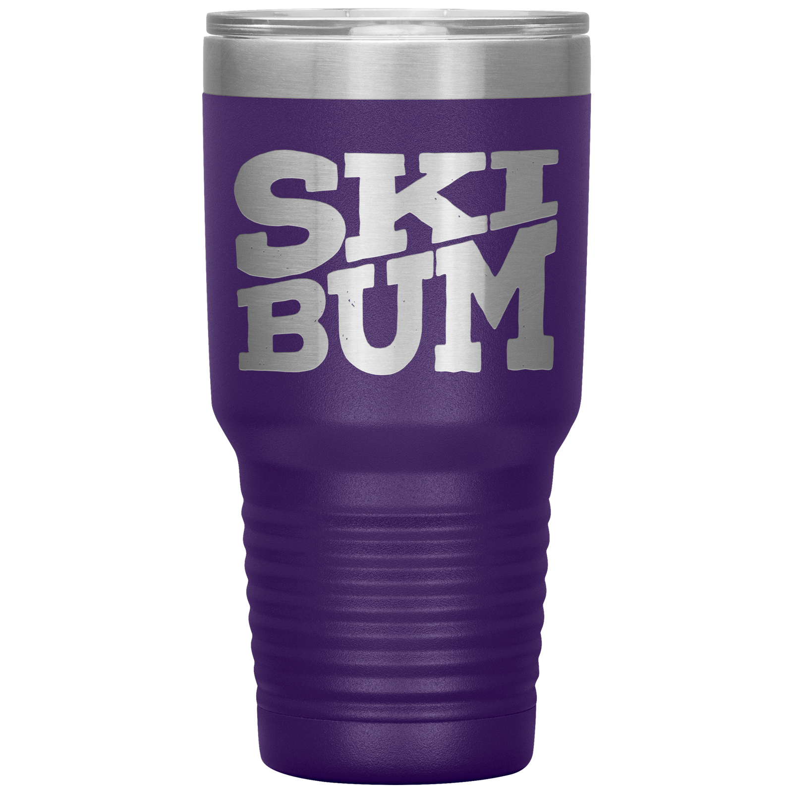 Ski Bum 30oz laser Etched Tumbler - Powderaddicts