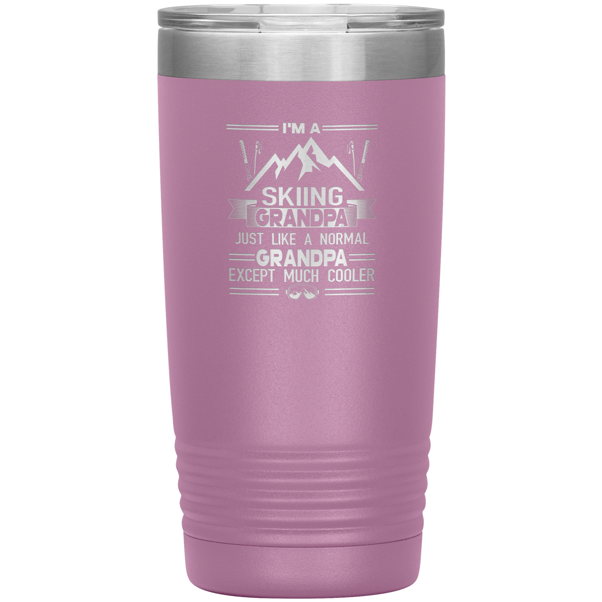 I'm A Skiing Grandpa 20oz Tumbler - Powderaddicts