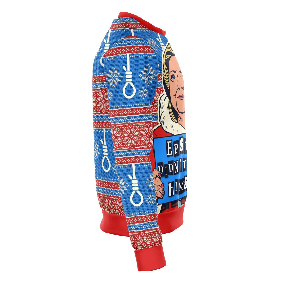 Epstein Didn&#39;t Kill Himself Hillary Ugly Christmas Sweater Order By December 5 - Powderaddicts