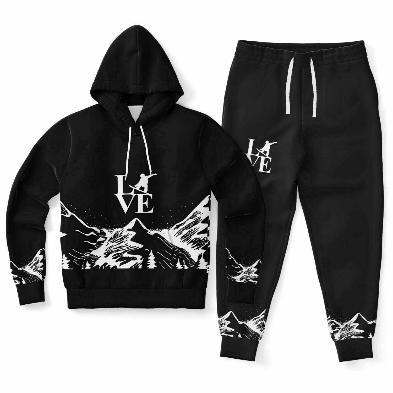 Love Snowboard ,Hoodie and Jogger Set