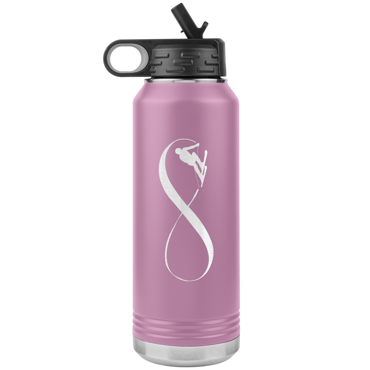 Infinity Skiing 32oz Water Bottle Tumbler - Powderaddicts