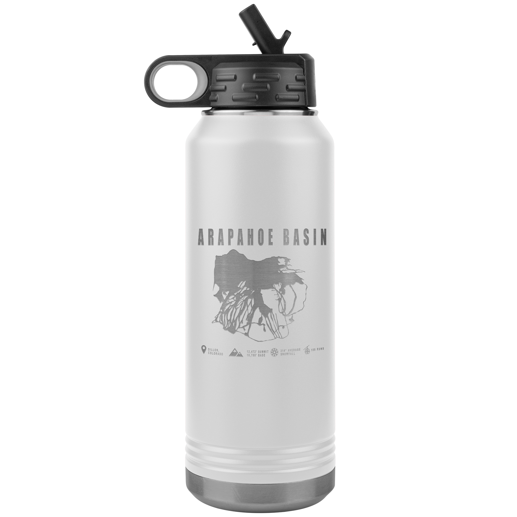 Arapahoe Basin,Colorado Ski Resort 32oz Tumbler - Powderaddicts