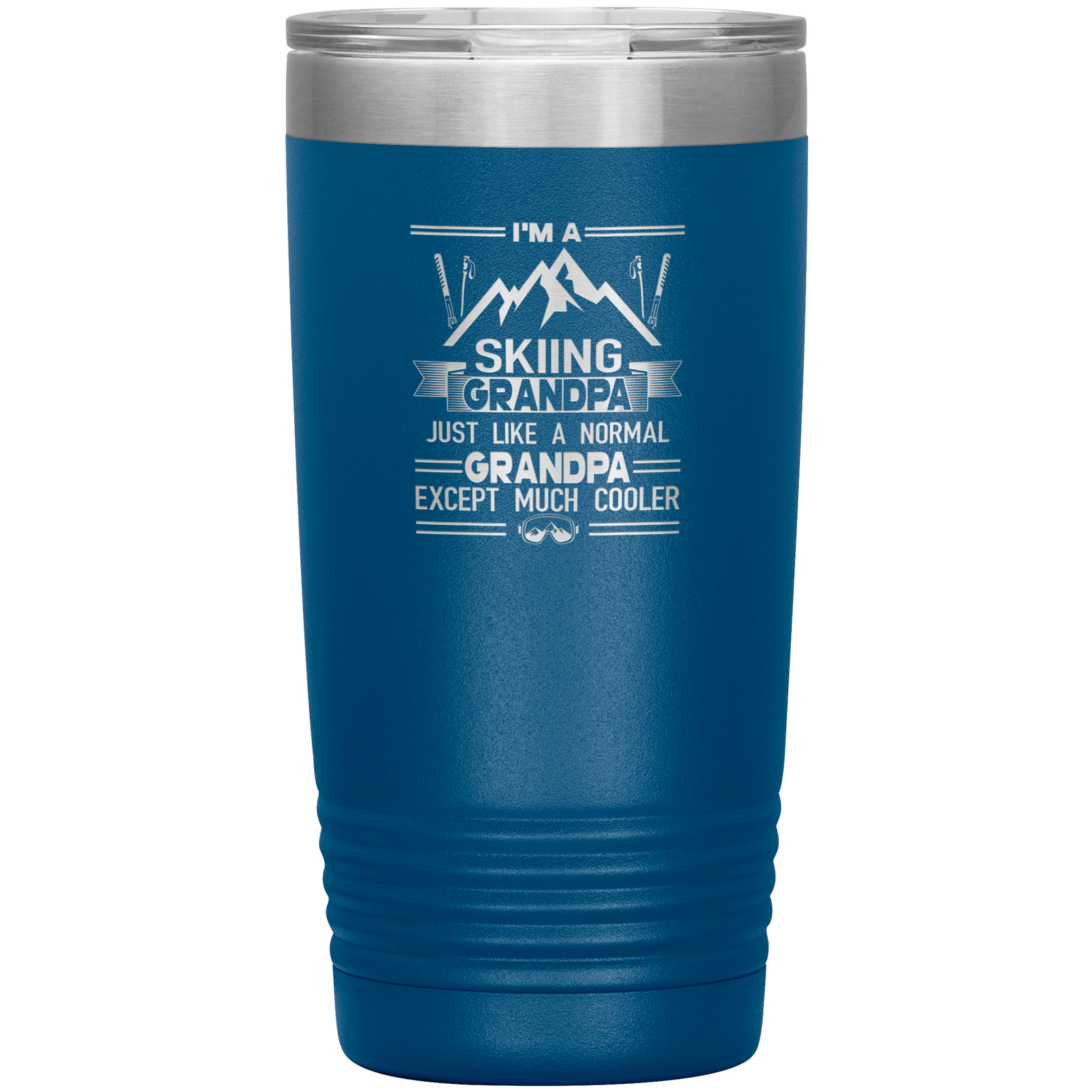 I'm A Skiing Mom 20oz Tumbler - Powderaddicts
