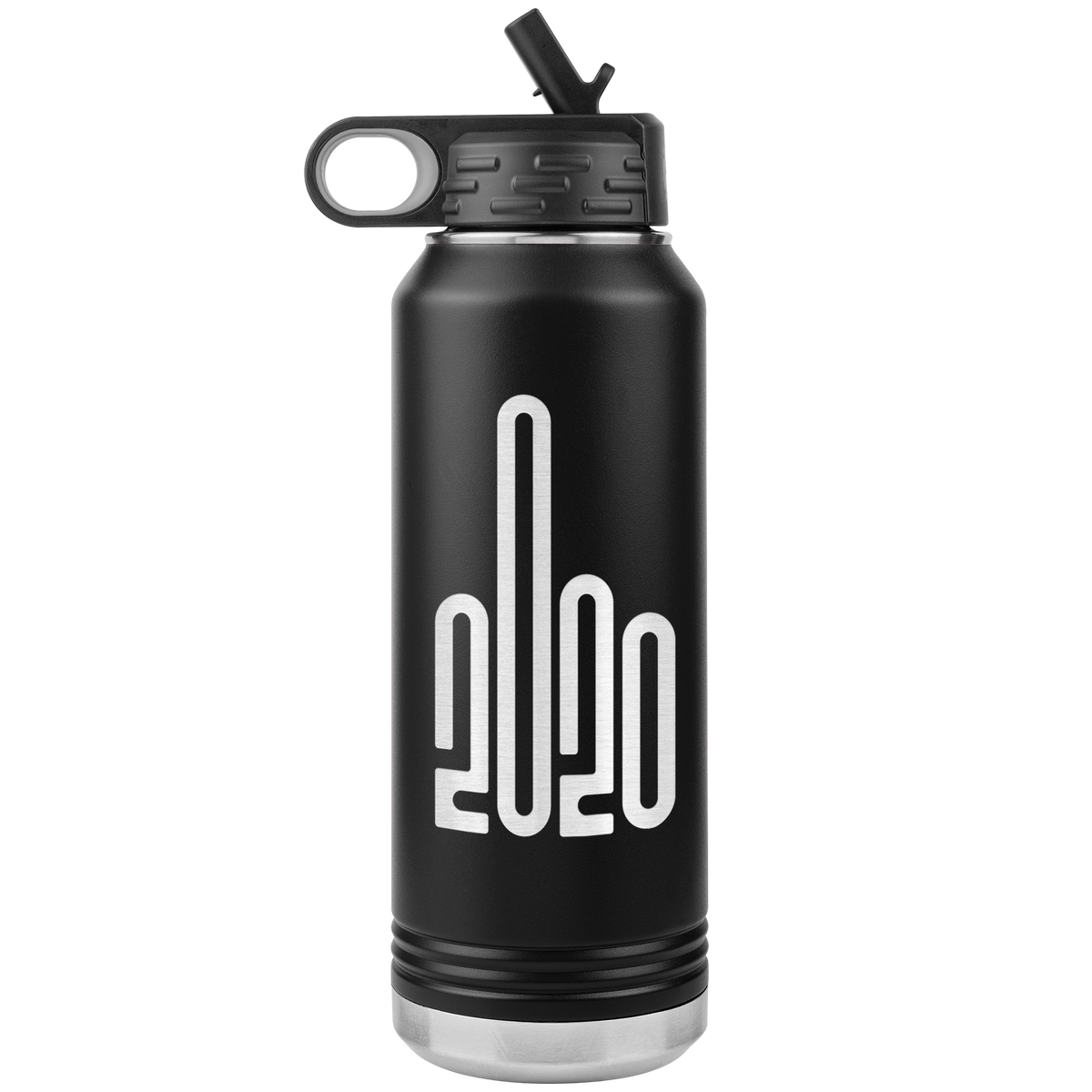 2020 Middle Finger 32oz Water Bottle Tumbler - Powderaddicts
