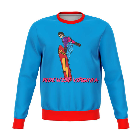Ride West Virginia Ugly Christmas Sweater - Powderaddicts