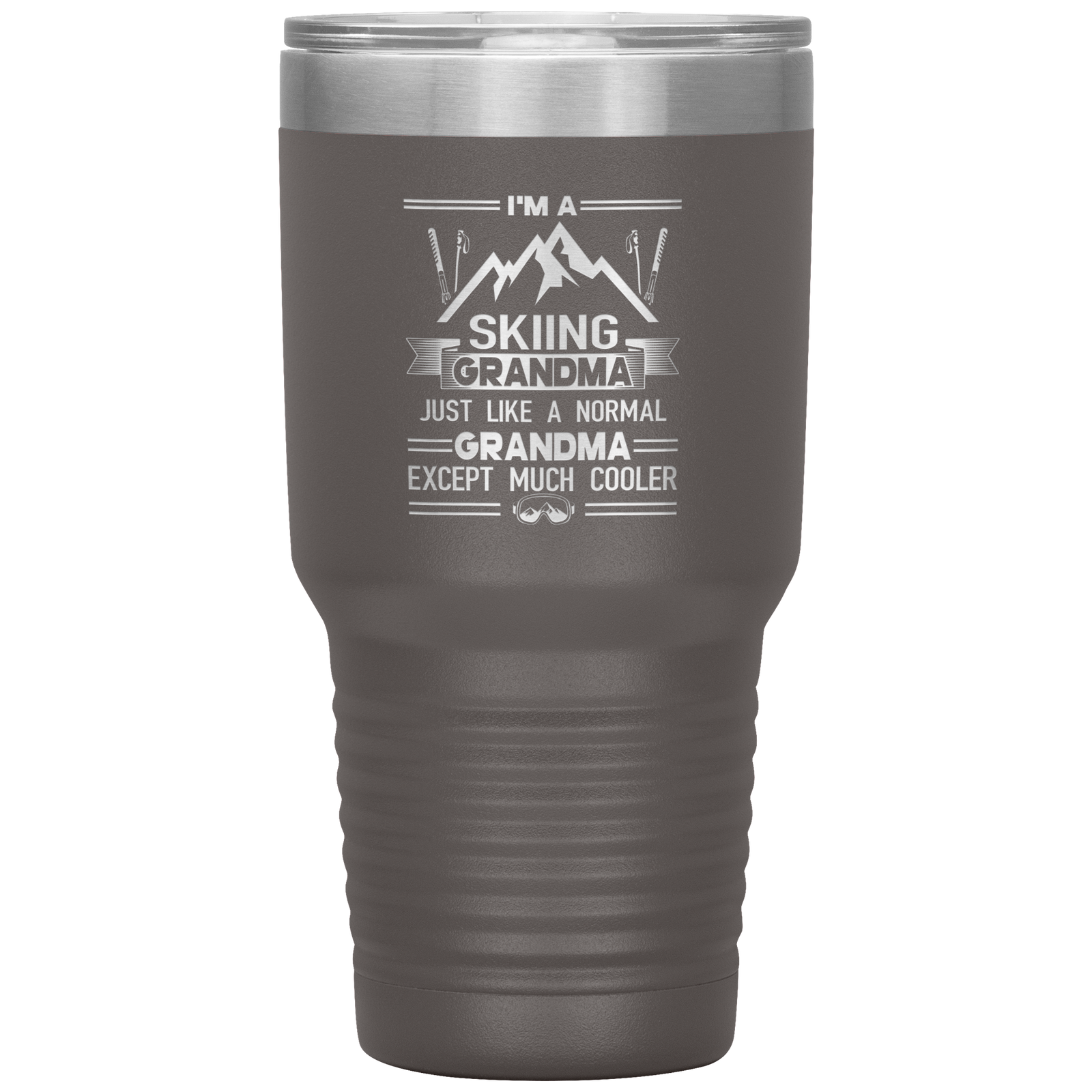 I'm A Skiing Grandma 30oz Tumbler - Powderaddicts