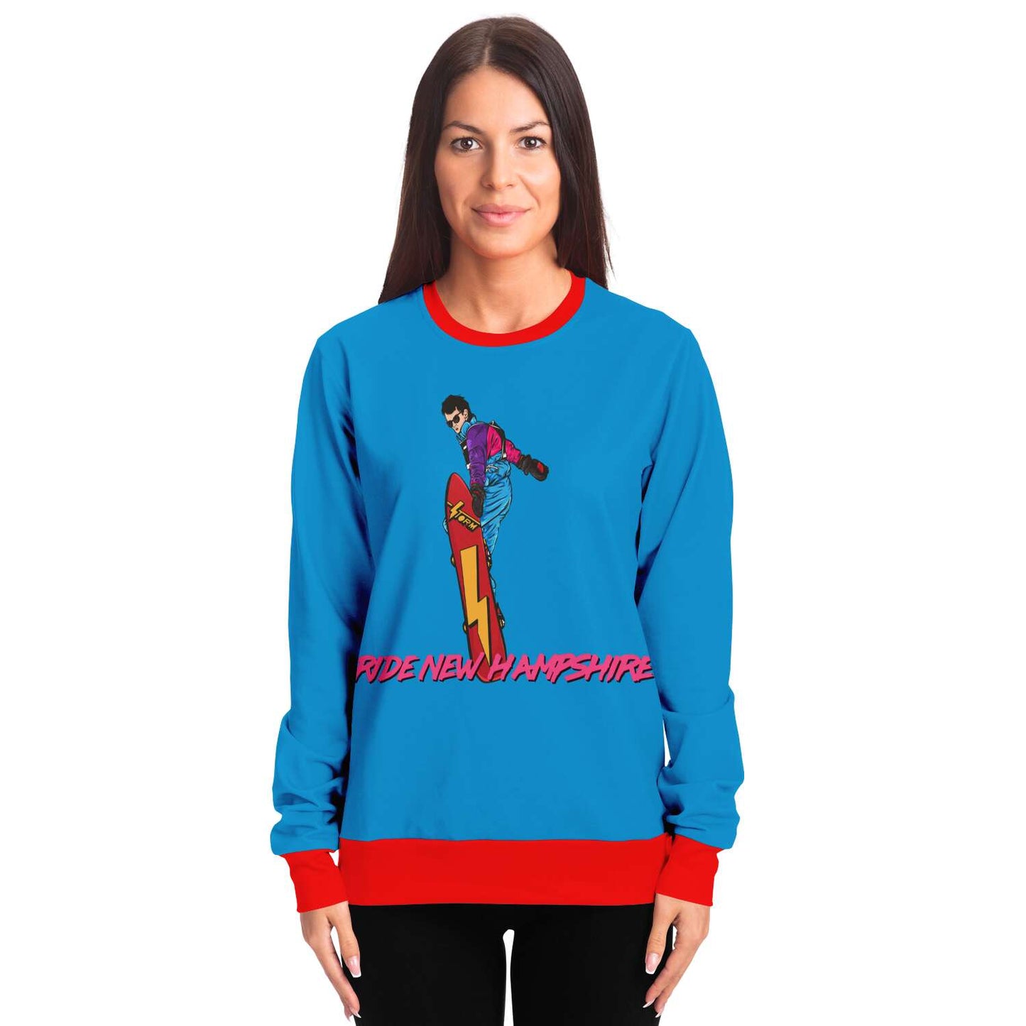 Ride New Hampshire Ugly Christmas Sweater - Powderaddicts