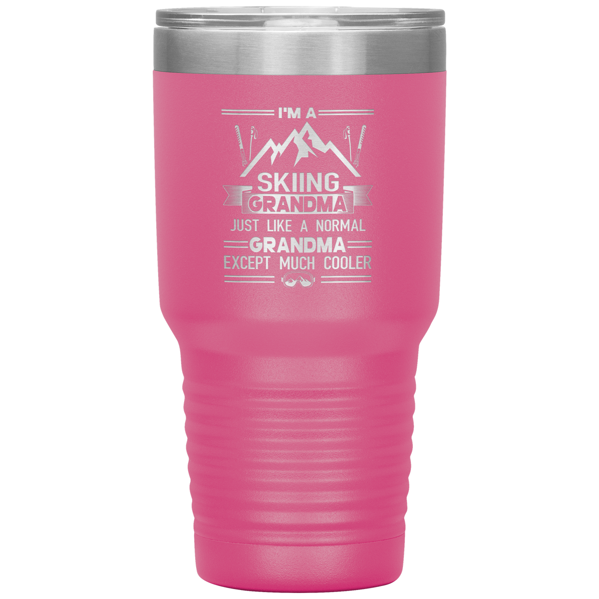 I'm A Skiing Grandma 30oz Tumbler - Powderaddicts