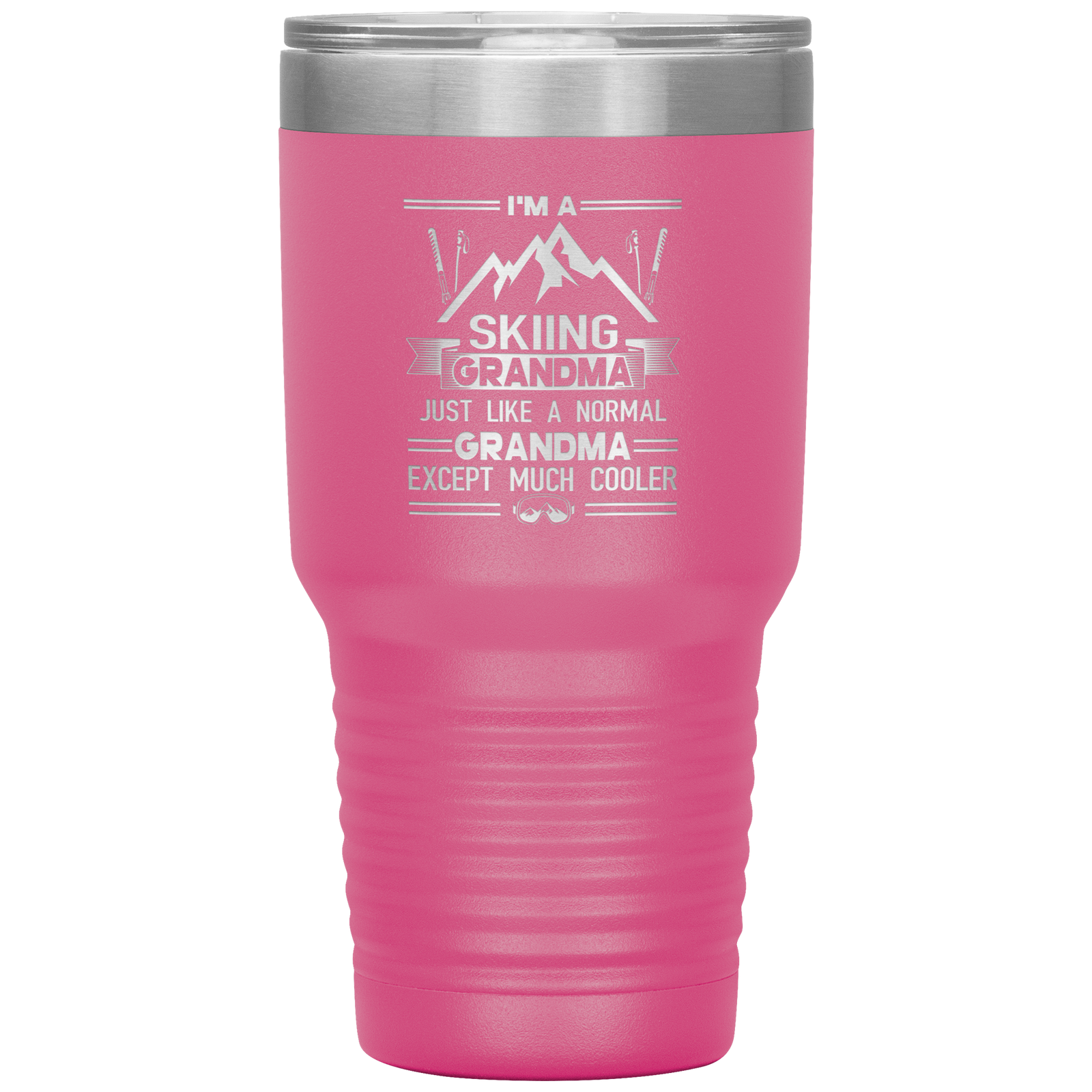 I'm A Skiing Grandma 30oz Tumbler - Powderaddicts