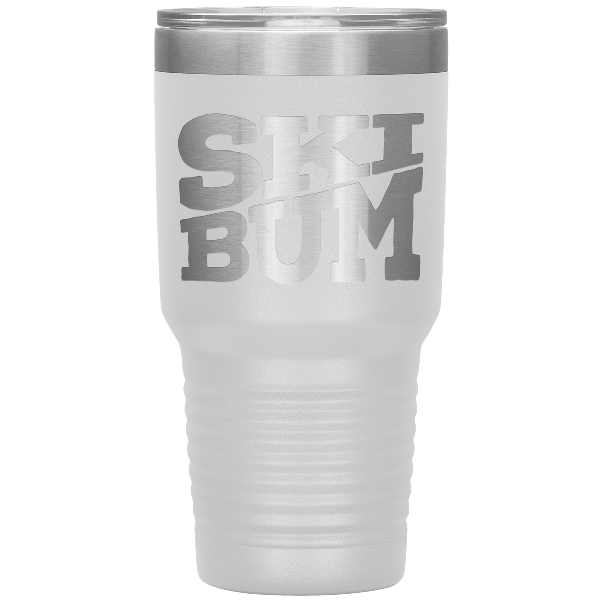 Ski Bum 30oz laser Etched Tumbler - Powderaddicts
