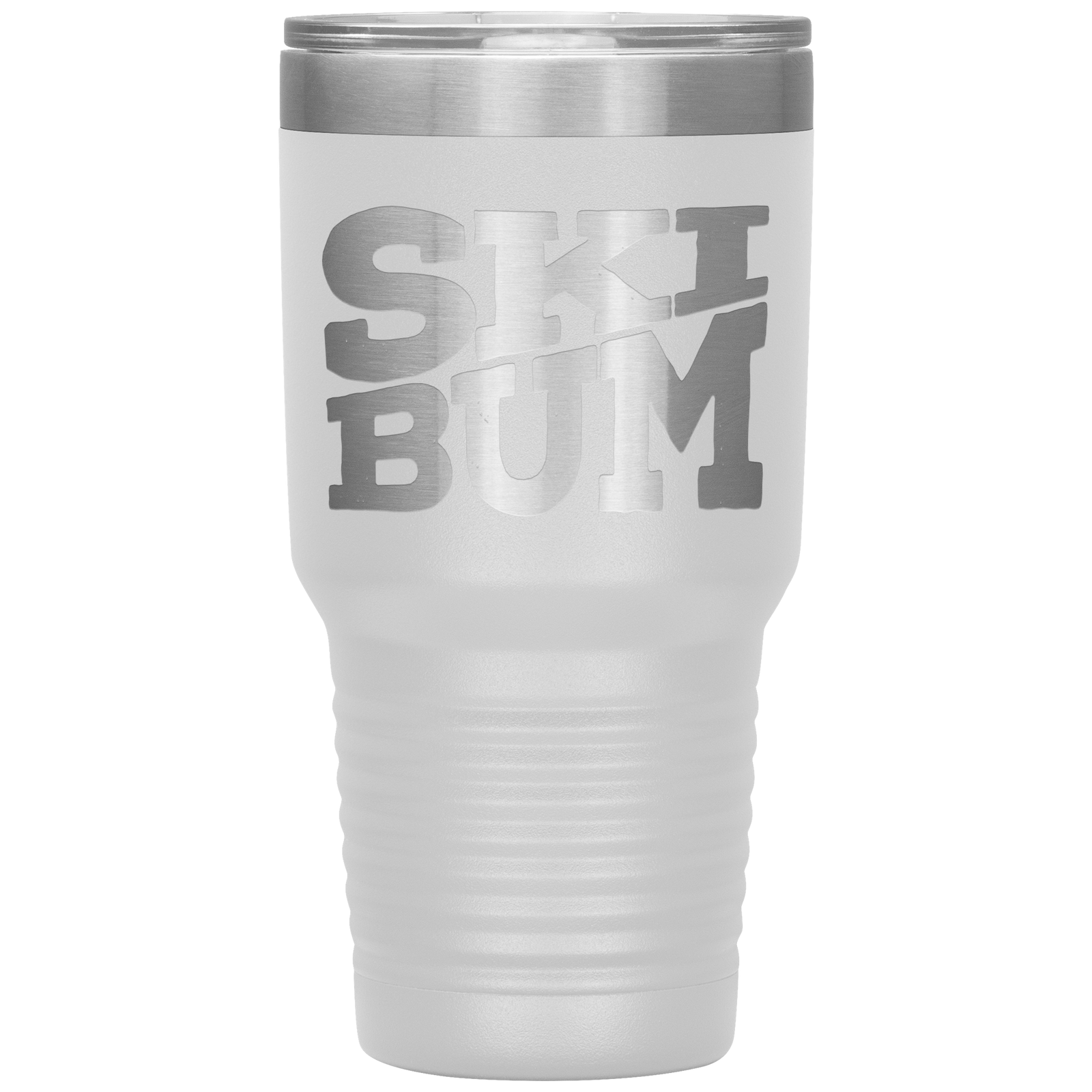 Ski Bum 30oz laser Etched Tumbler - Powderaddicts