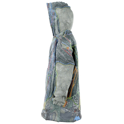 Mount Snow, Vermont Ski Trail Map - Snug Hoodie - Powderaddicts