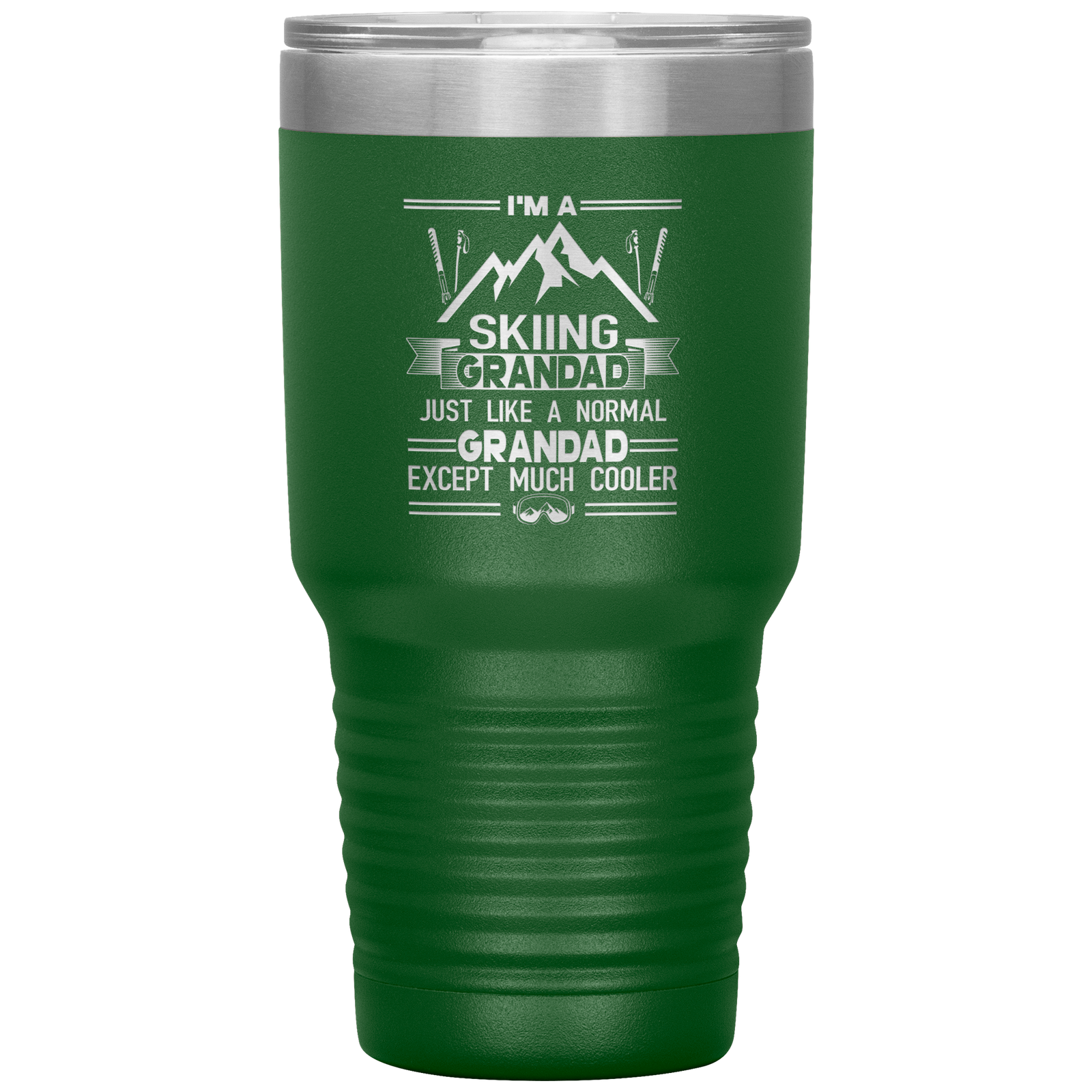 I'm A Skiing Grandad 30oz Tumbler - Powderaddicts