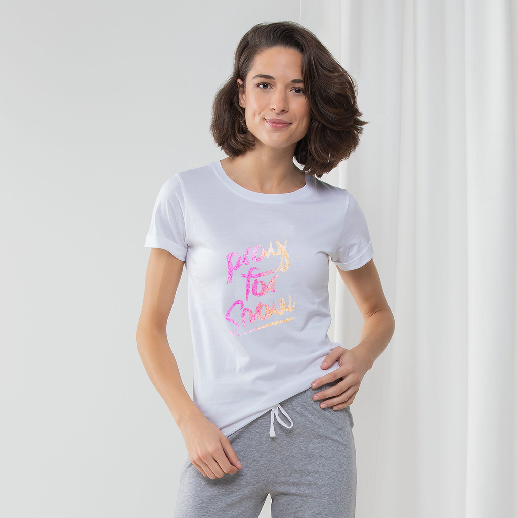 PRAY FOR SNOW BACK PAJAMA SET - Powderaddicts