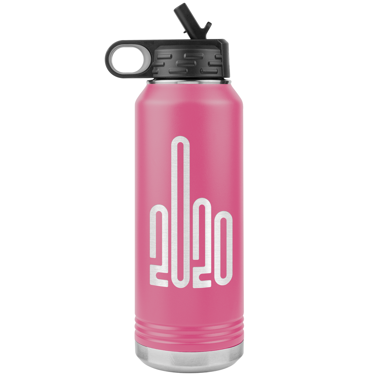 2020 Middle Finger 32oz Water Bottle Tumbler - Powderaddicts