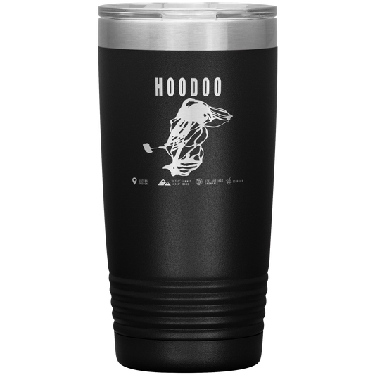 Hoodoo, Oregon Ski Trail Map 20oz Tumbler - Powderaddicts