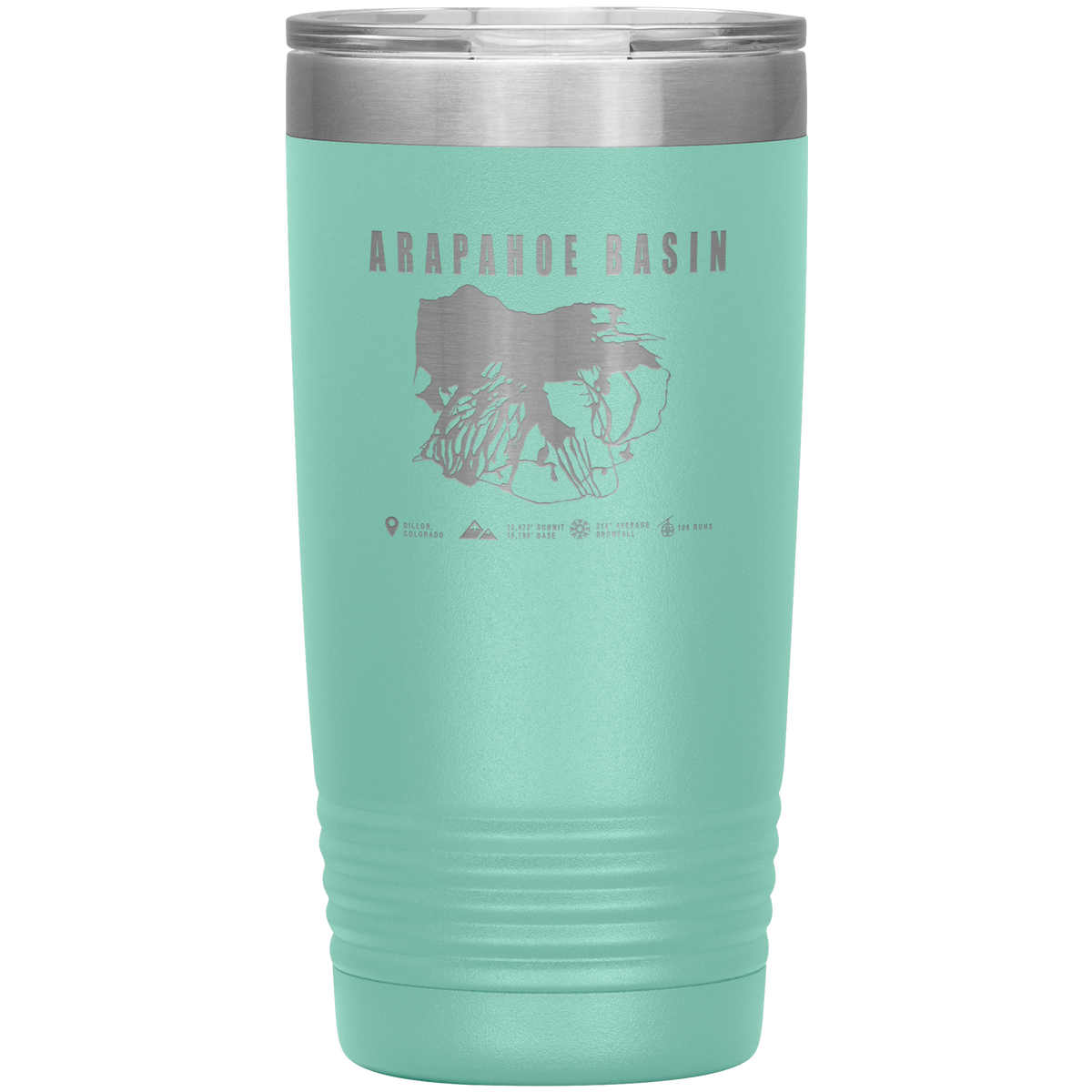 Arapahoe Basin,Colorado Ski Resort 20oz Tumbler - Powderaddicts