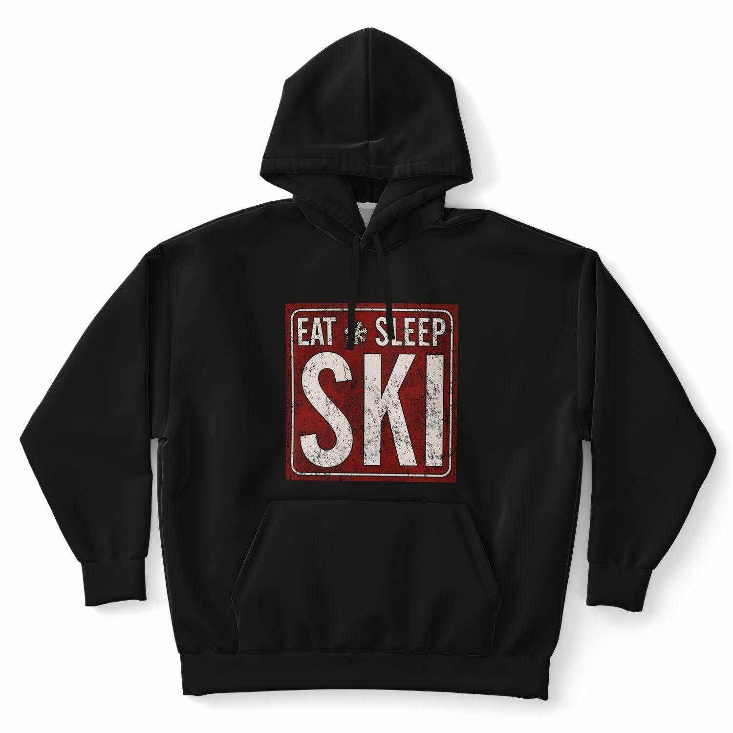 Eat Sleep Ski Plus-size Hoodie