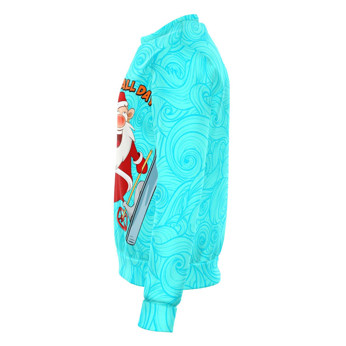 Sleigh All Day Skiing Ugly Christmas Sweater Order By December - Powderaddicts