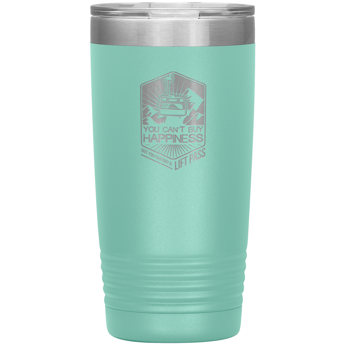 You Can't Buy Happiness But You Can Buy A Lift Pass 20oz Tumbler - Powderaddicts