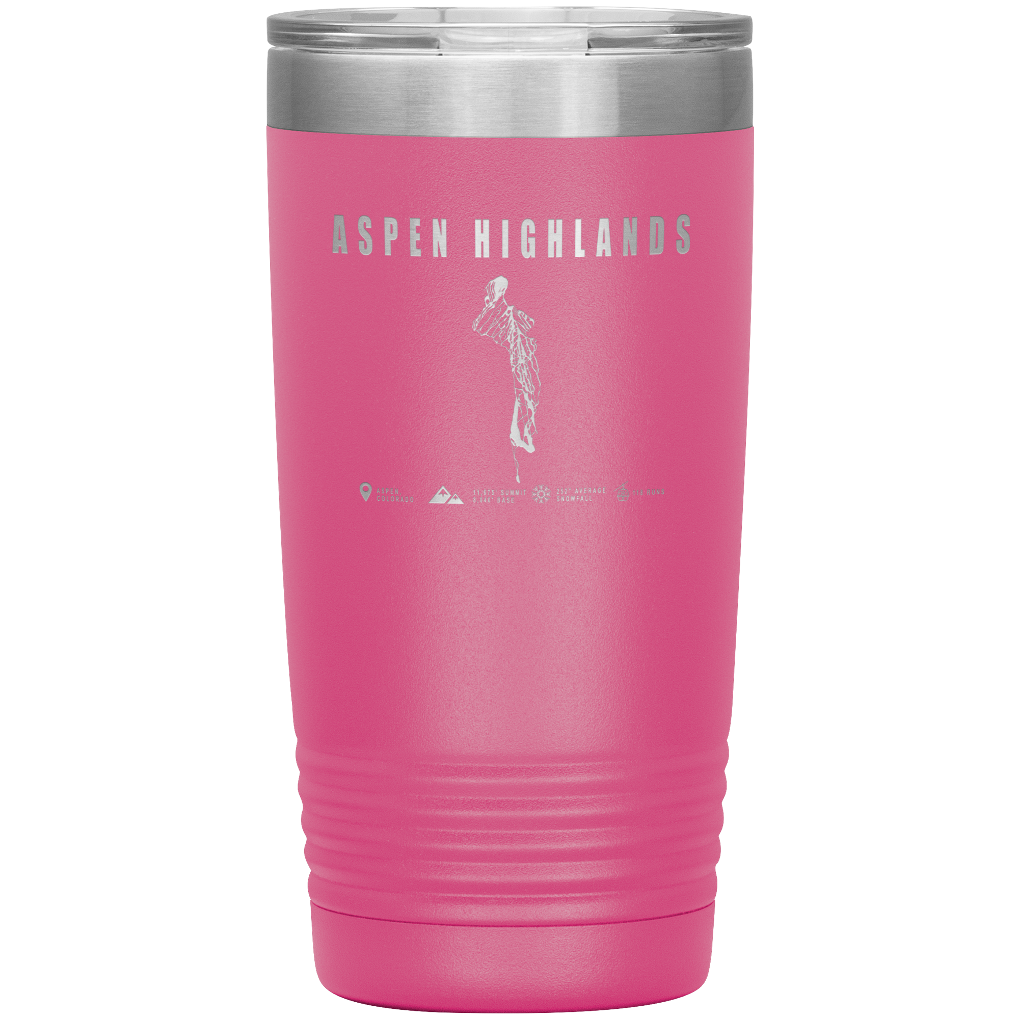Aspen Highlands, Colorado Ski Resort 20oz Tumbler - Powderaddicts