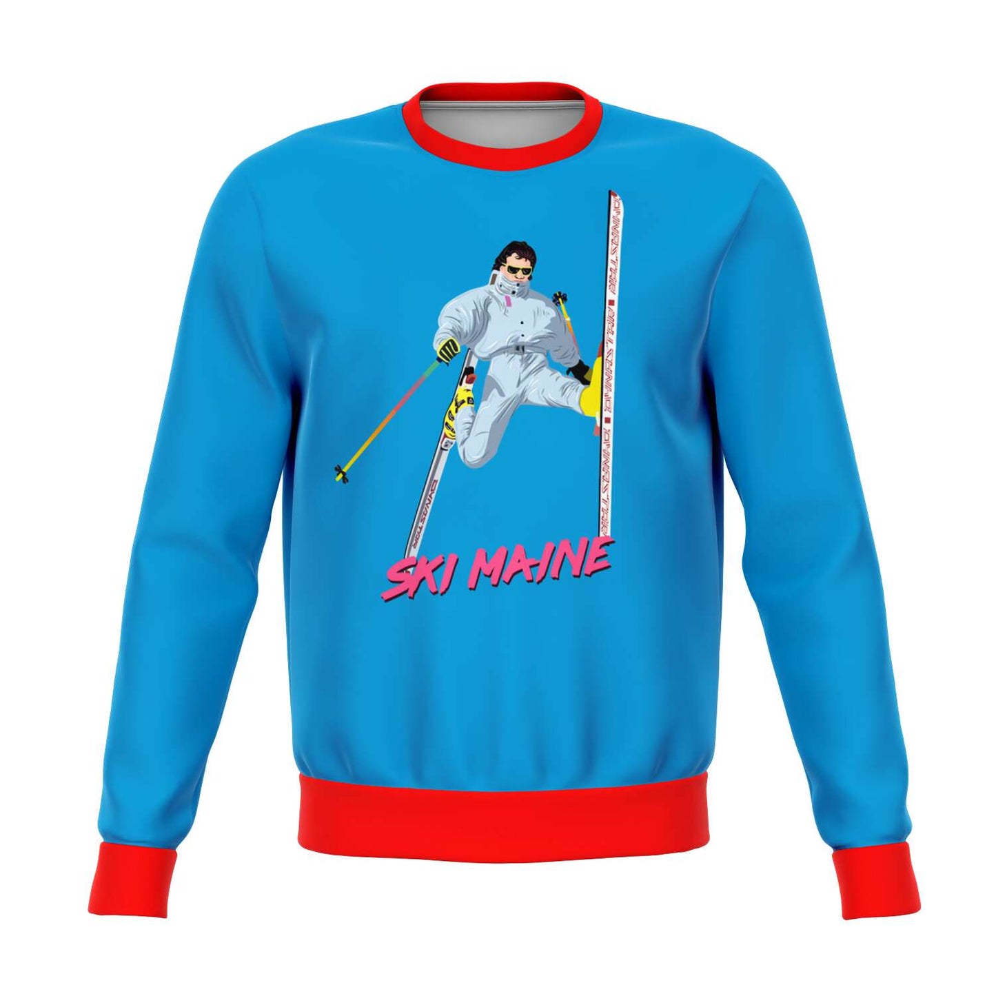 Ski Maine Ugly Christmas Sweater - Powderaddicts