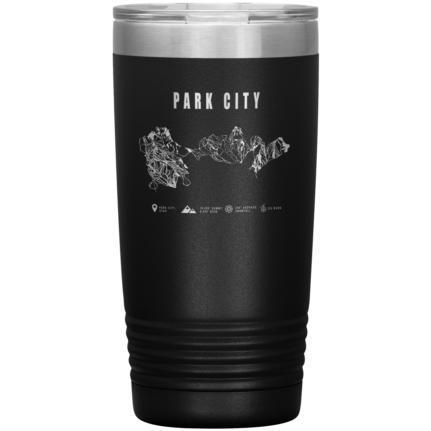 Park city,Utah Ski Trail Map 20oz Tumbler