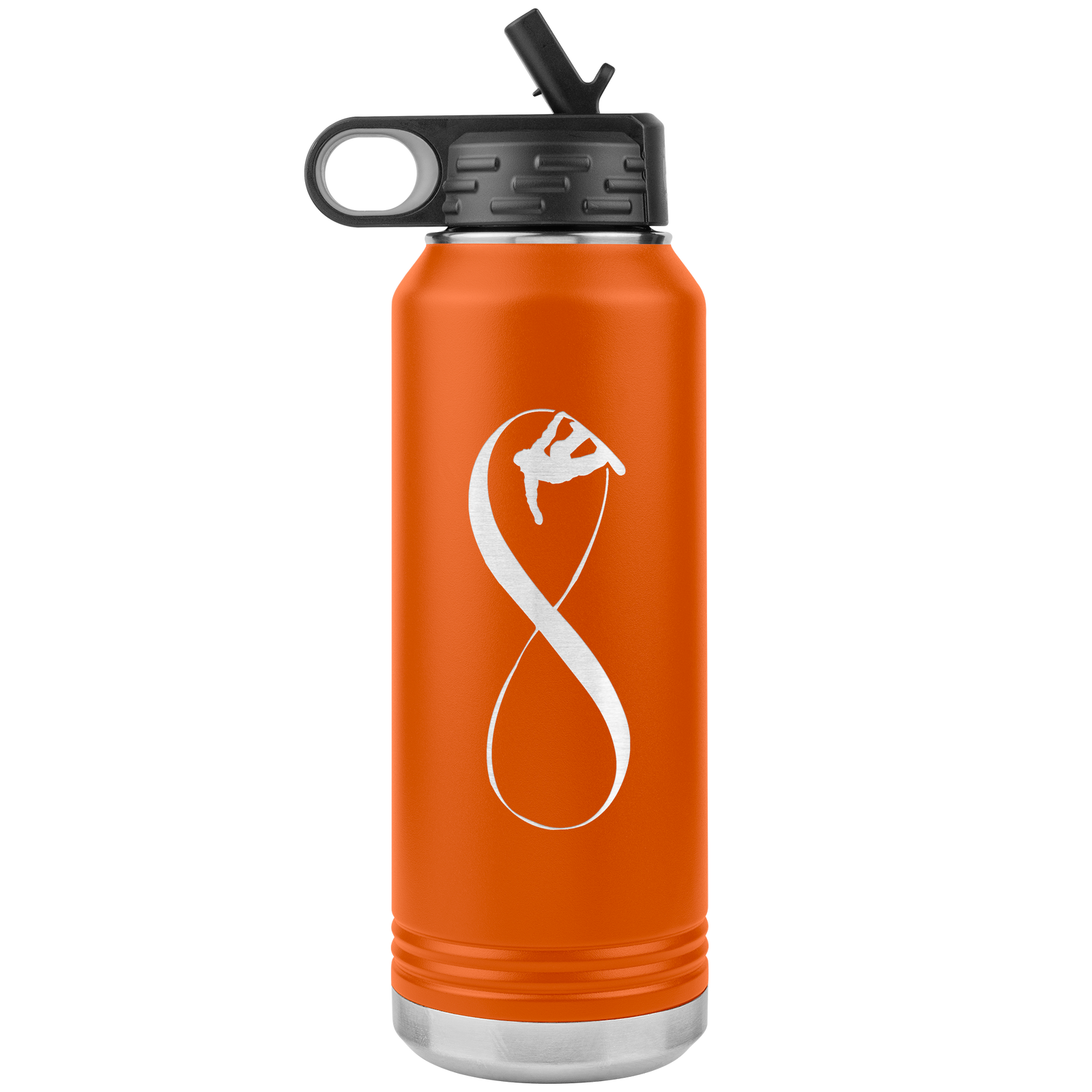 Infinity Snowboard 32oz Water Bottle Tumbler - Powderaddicts
