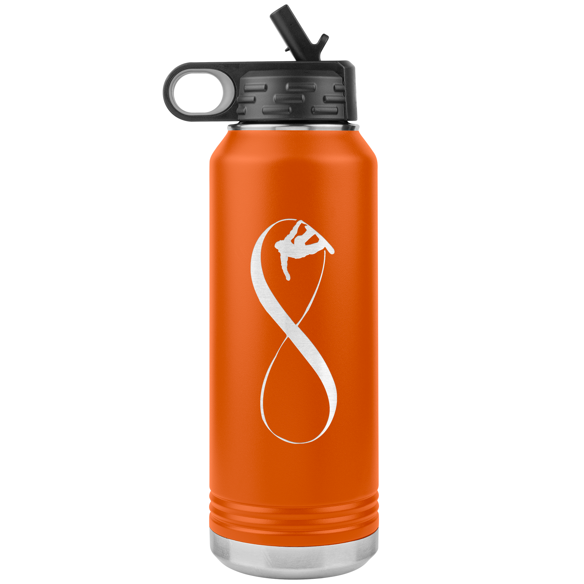 Infinity Snowboard 32oz Water Bottle Tumbler - Powderaddicts