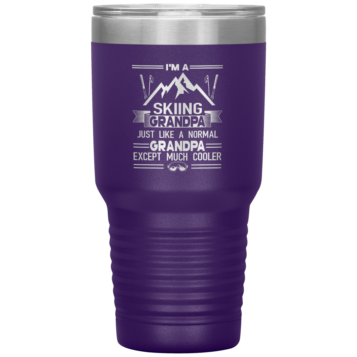 I'm A Skiing Mom 30oz Tumbler - Powderaddicts