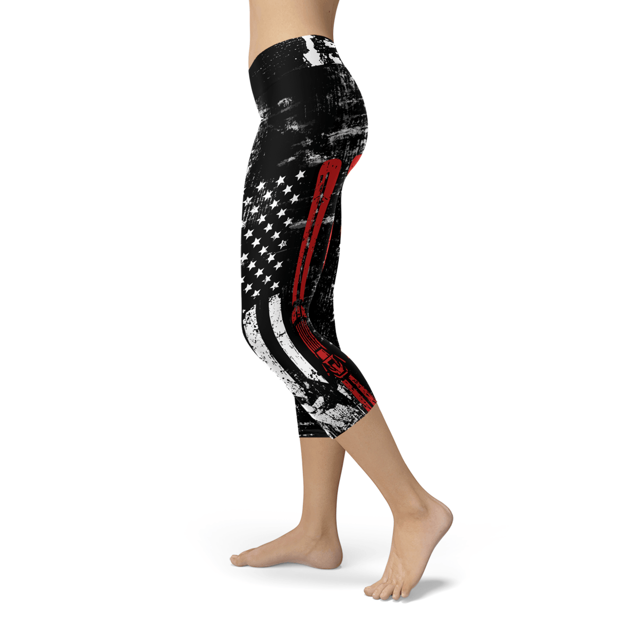 USA Ski Flag Capris - Powderaddicts