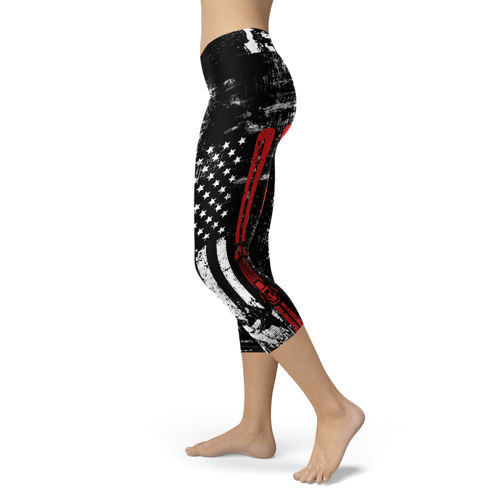 USA Ski Flag Capris - Powderaddicts