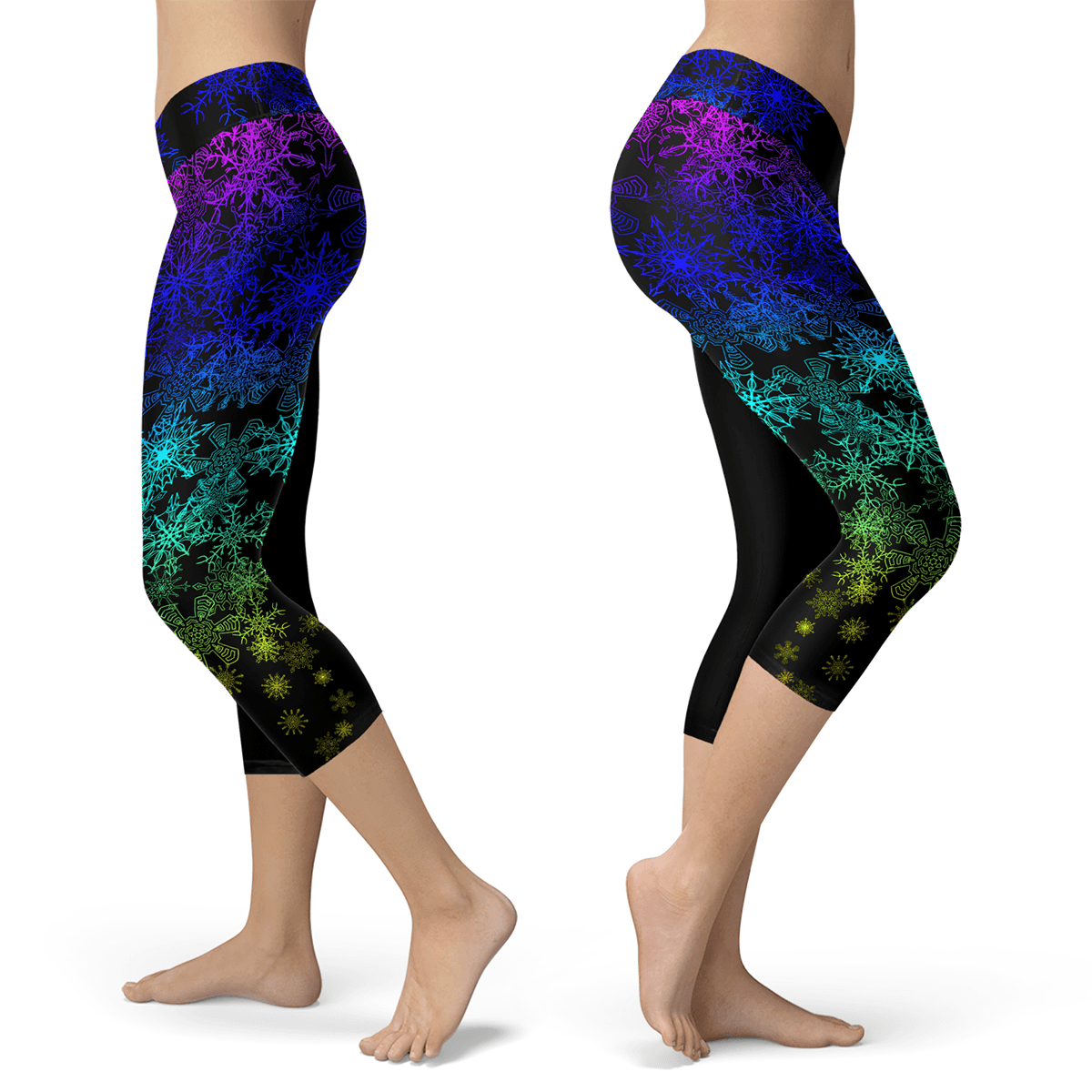 Rainbow Snow Capris - Powderaddicts