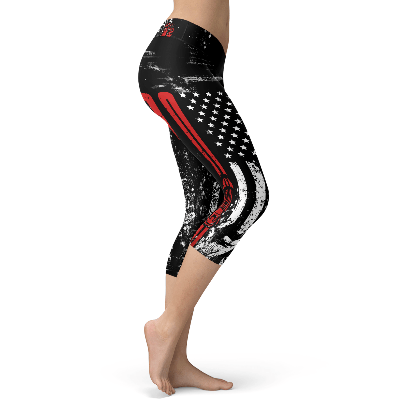USA Ski Flag Capris - Powderaddicts