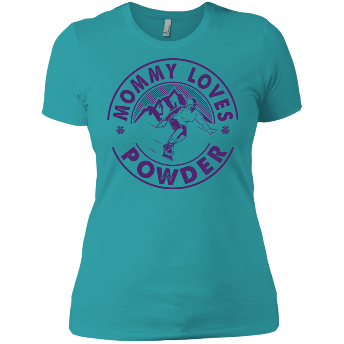 Mommy Loves Powder Purple Next Level Ladies' Shirt - Powderaddicts