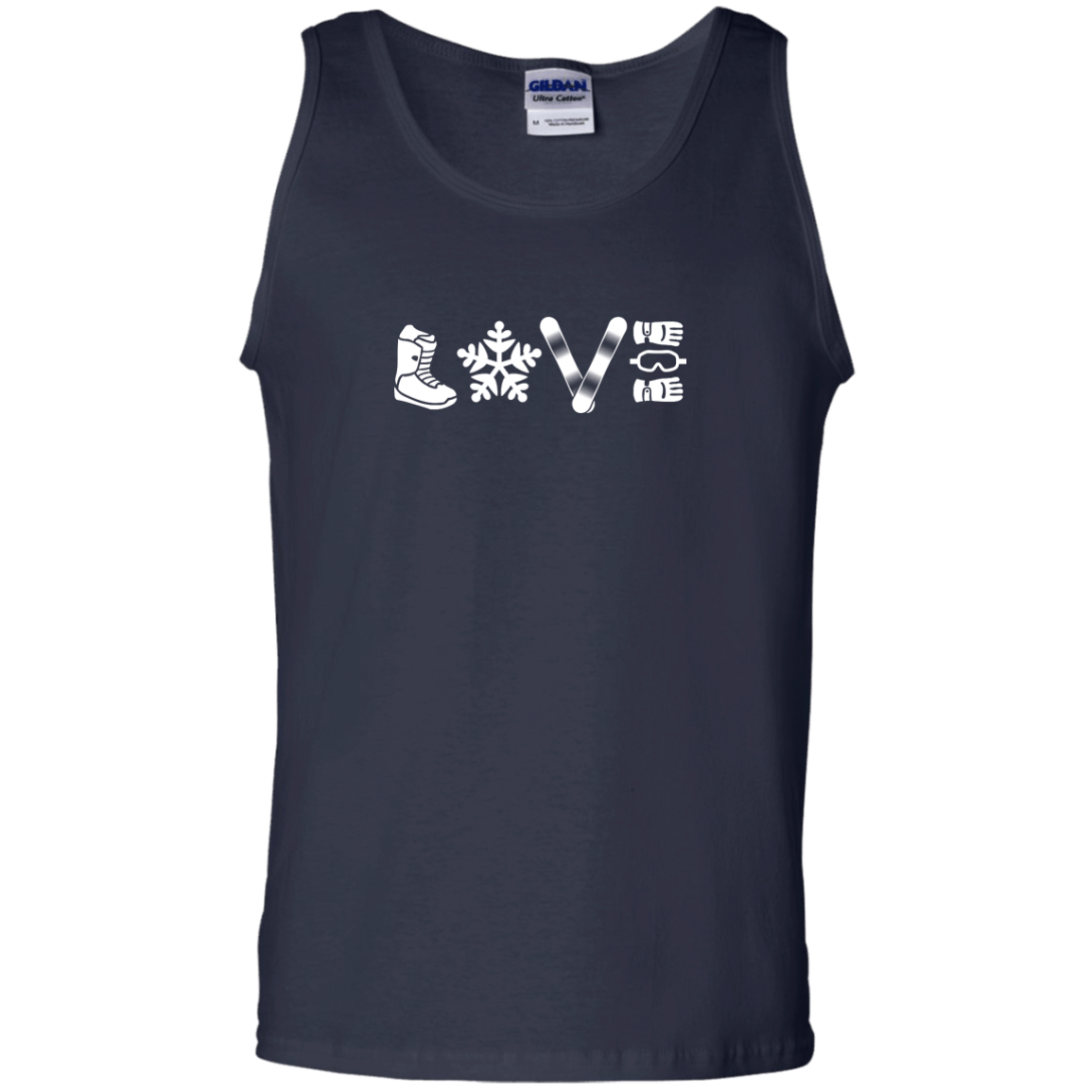 L.O.V.E. Snowboarding Tank Tops - Powderaddicts