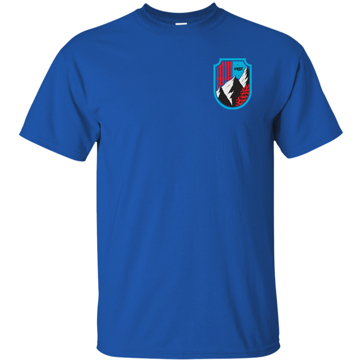 Ski Flag Men's Tees and V-Neck - Powderaddicts