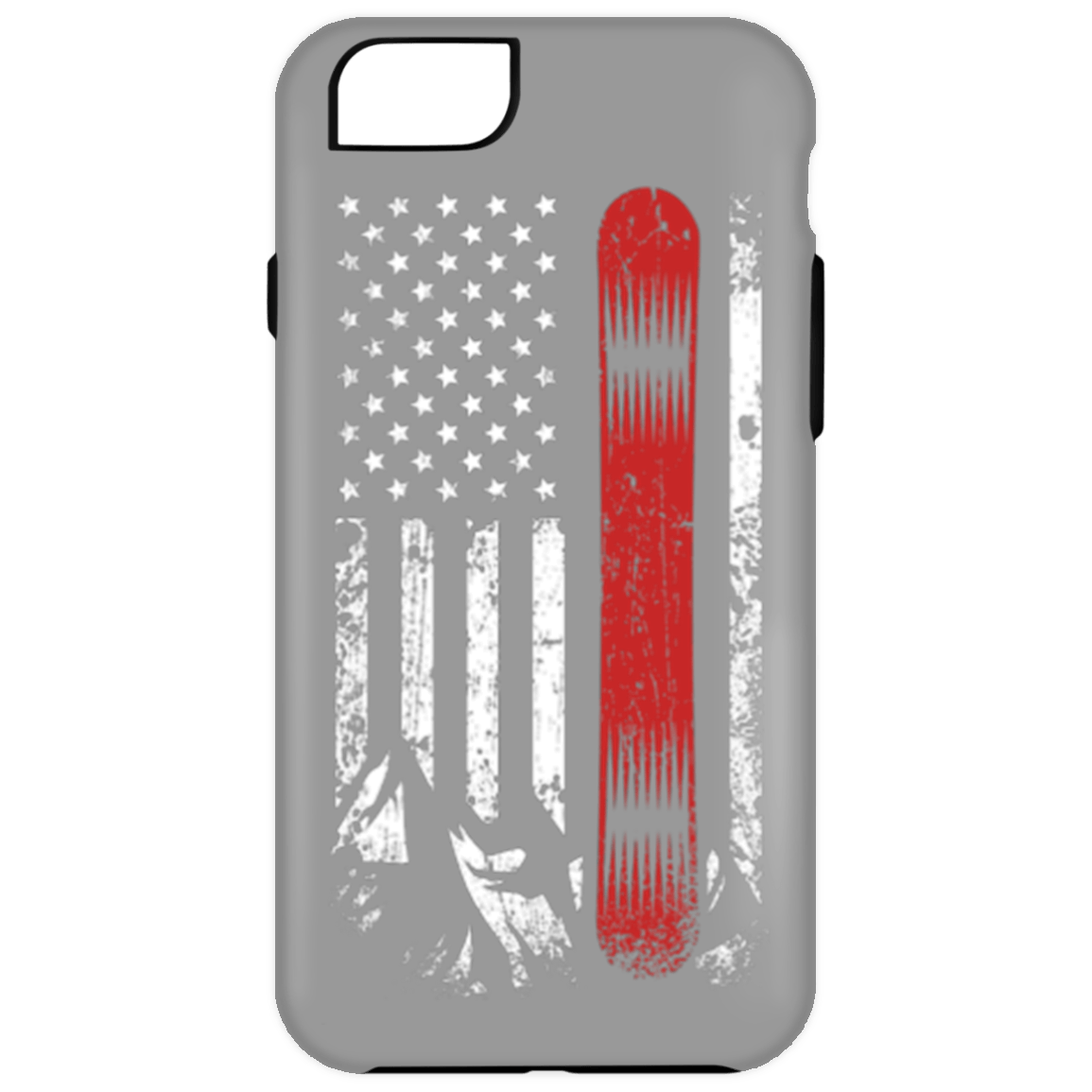 USA Snowboard Flag Phone Cases - Powderaddicts