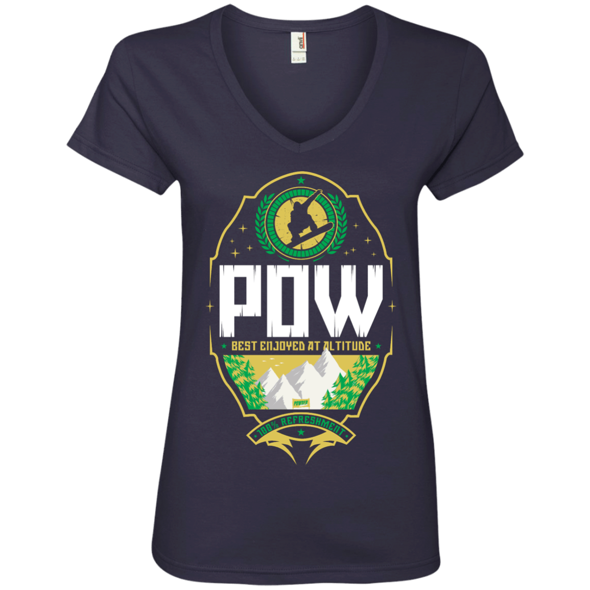 Pow Snowboard Tees - Powderaddicts