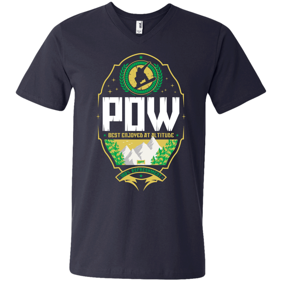 Pow Snowboard Tees - Powderaddicts