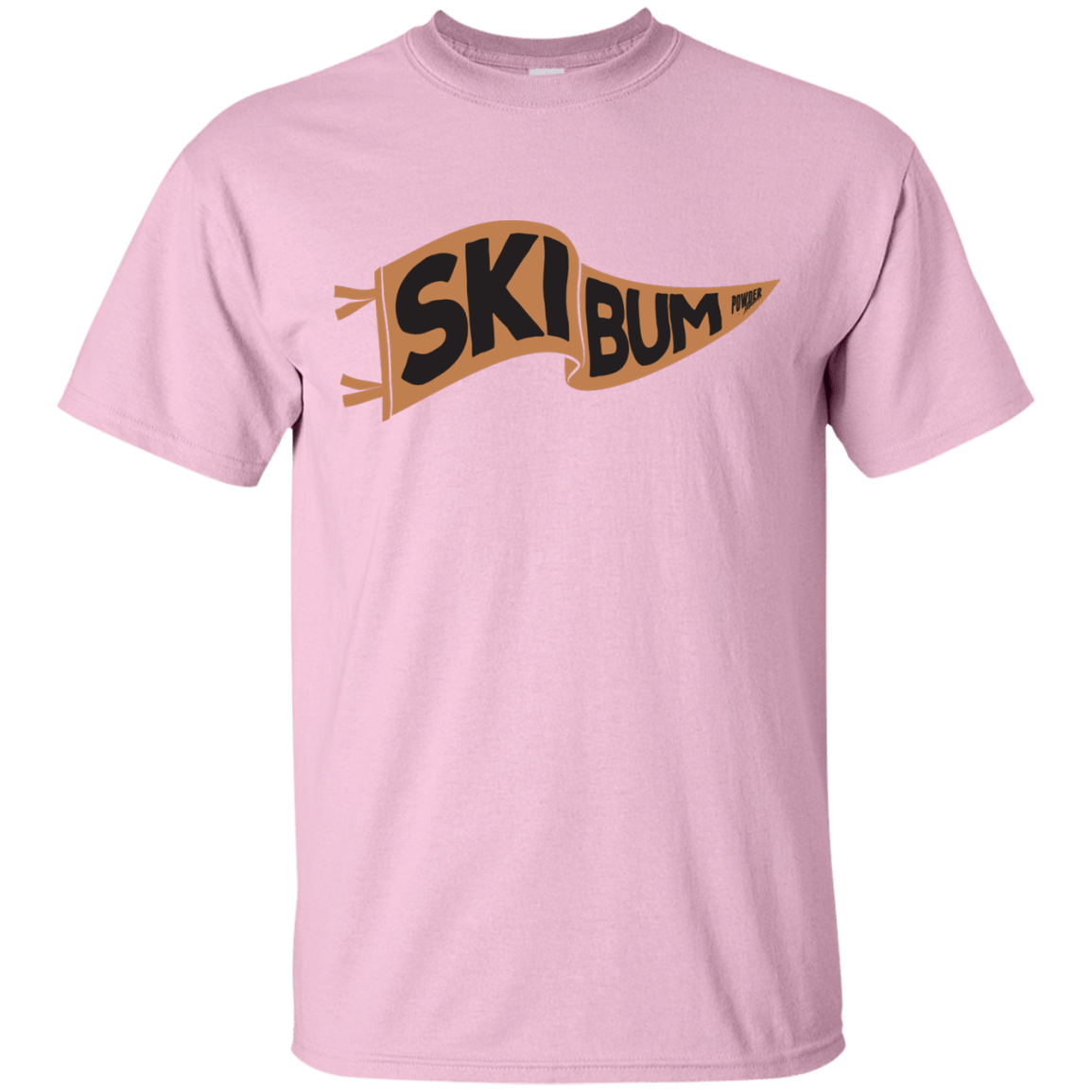 Ski Bum Men's Tees and V-Neck - Powderaddicts