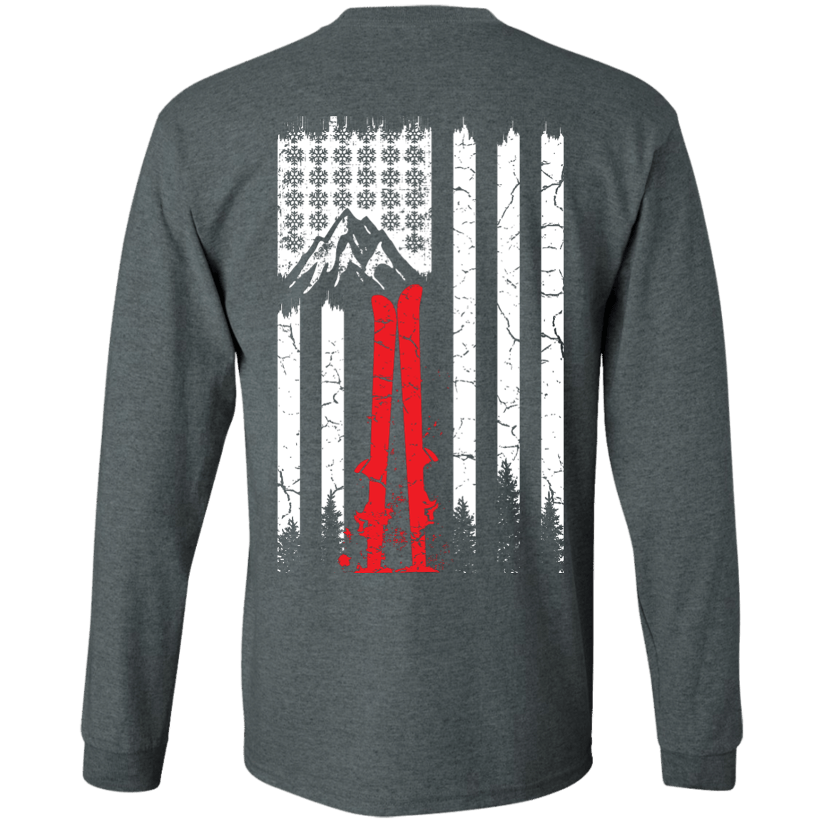 Snowflakes N Stripes Long Sleeves - Powderaddicts